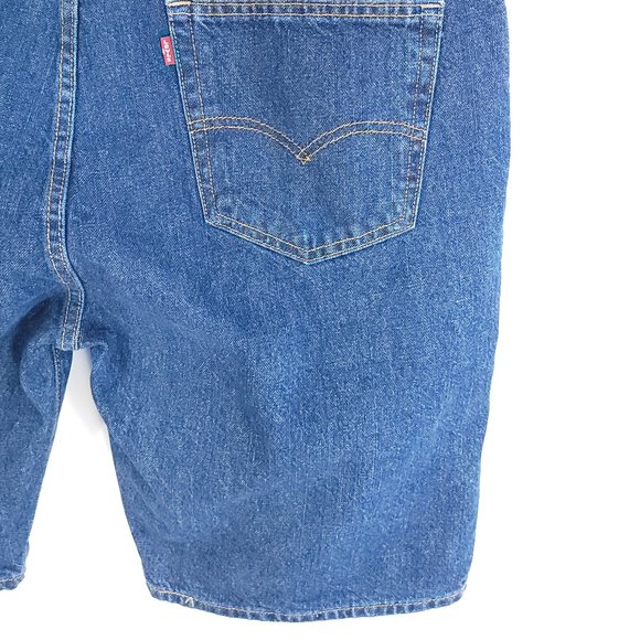 Levi's 505 Shorts Men's 42 Blue Denim Distressed - Picture 11 of 16